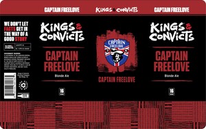 Kings & Convicts Brewing Co. Captain Freelove March 2022