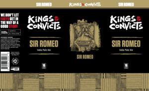 Kings & Convicts Brewing Co. Sir Romeo March 2022