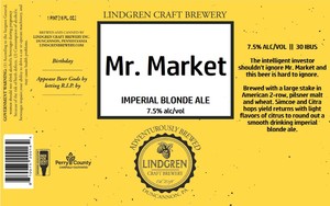 Lindgren Craft Brewery Mr. Market March 2022