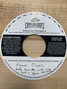 Common Roots Brewing Company Agave Oasis April 2022