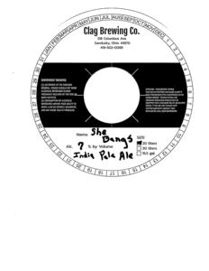 Clag Brewing Co. She Bangs March 2022