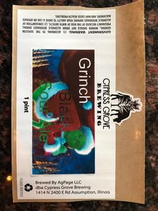 Cypress Grove Brewing Grinch Black Sour Ale March 2022