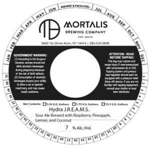 Mortalis Brewing Company Hydra J.r.e.a.m.s.