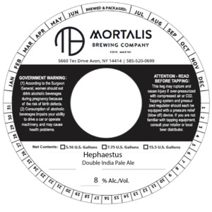 Mortalis Brewing Company Hephaestus