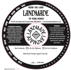 Marshall Foeder Aged Pub Ale` March 2022