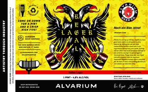 Alvarium Beer Company Regal Lager