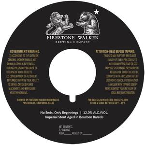 Firestone Walker Brewing Company No Ends, Only Beginnings March 2022