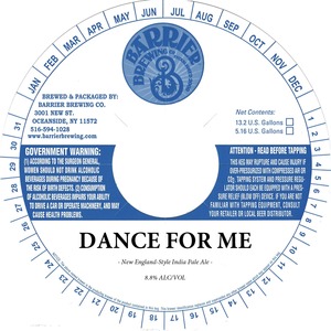 Barrier Brewing Co Dance For Me