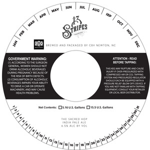 13 Stripes Brewery Sacred Hop March 2022