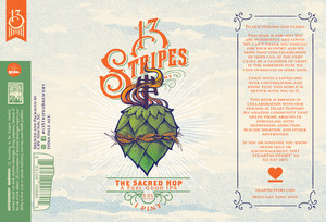 13 Stripes Brewery Sacred Hop April 2022