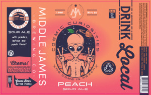 Middle James Brewing Co Cosmic Curiosities Sour Ale March 2022