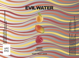 Evil Water Apricot Mango Raspberry March 2022