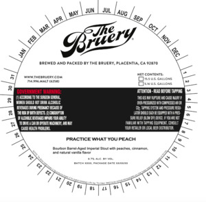 The Bruery Practice What You Peach March 2022