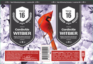 Take 16 Brewing Company Cardinale Witbier April 2022