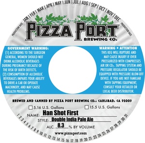 Pizza Port Brewing Co. Han Shot First