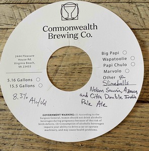 Commonwealth Brewing Co Slimeballs April 2022