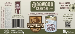 Piney River Brewing Co. Dogwood Canyon Lager April 2022