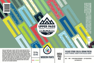 Upper Pass Beer Company Modern Pants April 2022
