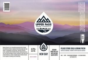 Upper Pass Beer Company New Day April 2022