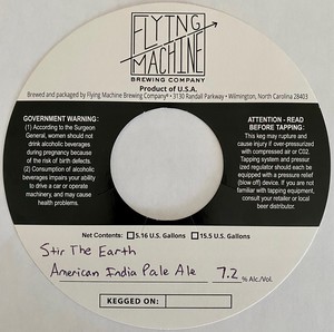 Flying Machine Brewing Company Stir The Earth American India Pale Ale