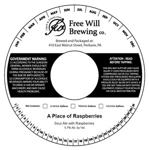 Free Will Brewing Co. A Place Of Raspberries