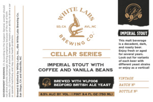 Imperial Stout Wlp006 Bedford British Ale Yeast April 2022