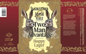 Smoketown Beer Two Man Advantage Hoppy Lager April 2022