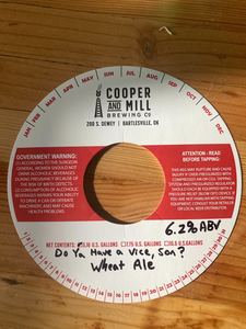 Cooper And Mill Brewing Co. Do Ya Have A Vice, Son? April 2022