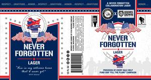 O'so Brewing Company Never Forgotten Lager