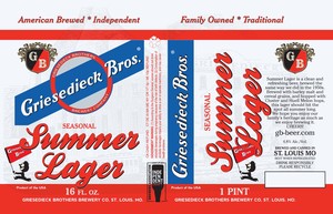 Griesedieck Brothers Summer Lager