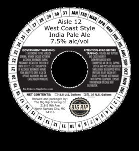 Aisle 12 West Coast Style India Pale Ale April 2022