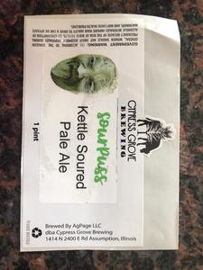 Cypress Grove Brewing Sourpuss Kettle Soured Pale Ale April 2022