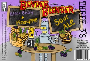 Bender Blender Blackberry + Pineapple April 2022