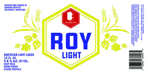 Burnish Beer Co. Roy Light April 2022