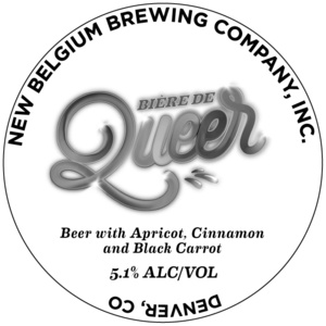New Belgium Brewing Company, Inc. BiÈre De Queer