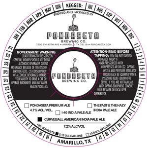 Pondaseta Brewing Co. Curveball April 2022
