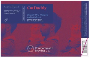 Commonwealth Brewing Co Catdaddy April 2022