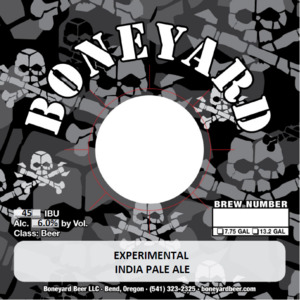 Boneyard Beer Experimental April 2022