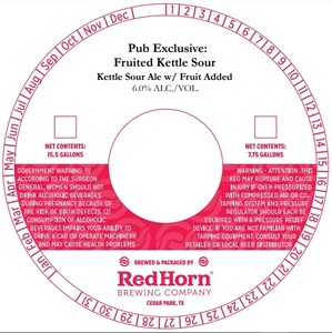 Red Horn Brewing Company Pub Exclusive: Fruited Kettle Sour