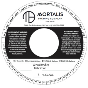 Mortalis Brewing Company Venus Brodies