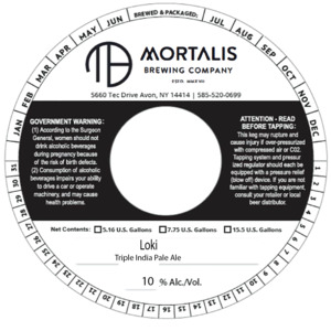 Mortalis Brewing Company Loki