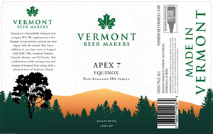 Vermont Beer Makers Apex 7: Equinox April 2022