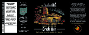 Jackie O's Rye Barrel Brick Kiln April 2022