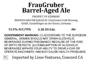 Fraugruber Barrel-aged Ale April 2022