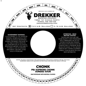 Drekker Brewing Company Chonk Pbj Supreme