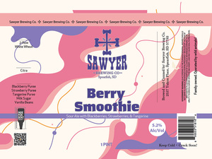 Sawyer Brewing Co Berry Smoothie April 2022