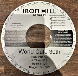 Iron Hill World Cafe 30th April 2022