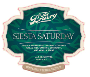 The Bruery Siesta Saturday April 2022