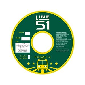 Line 51 Brewing Co Leadoff West Coast Hazy India Pale Ale April 2022