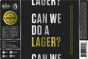 Can We Do A Lager? April 2022